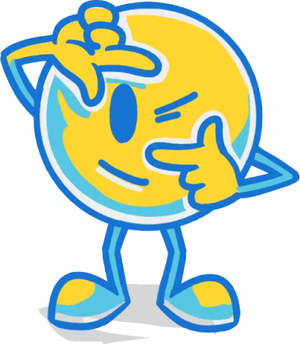 Cartoon character framing